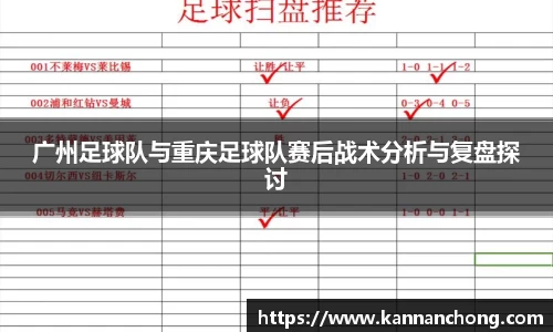 广州足球队与重庆足球队赛后战术分析与复盘探讨